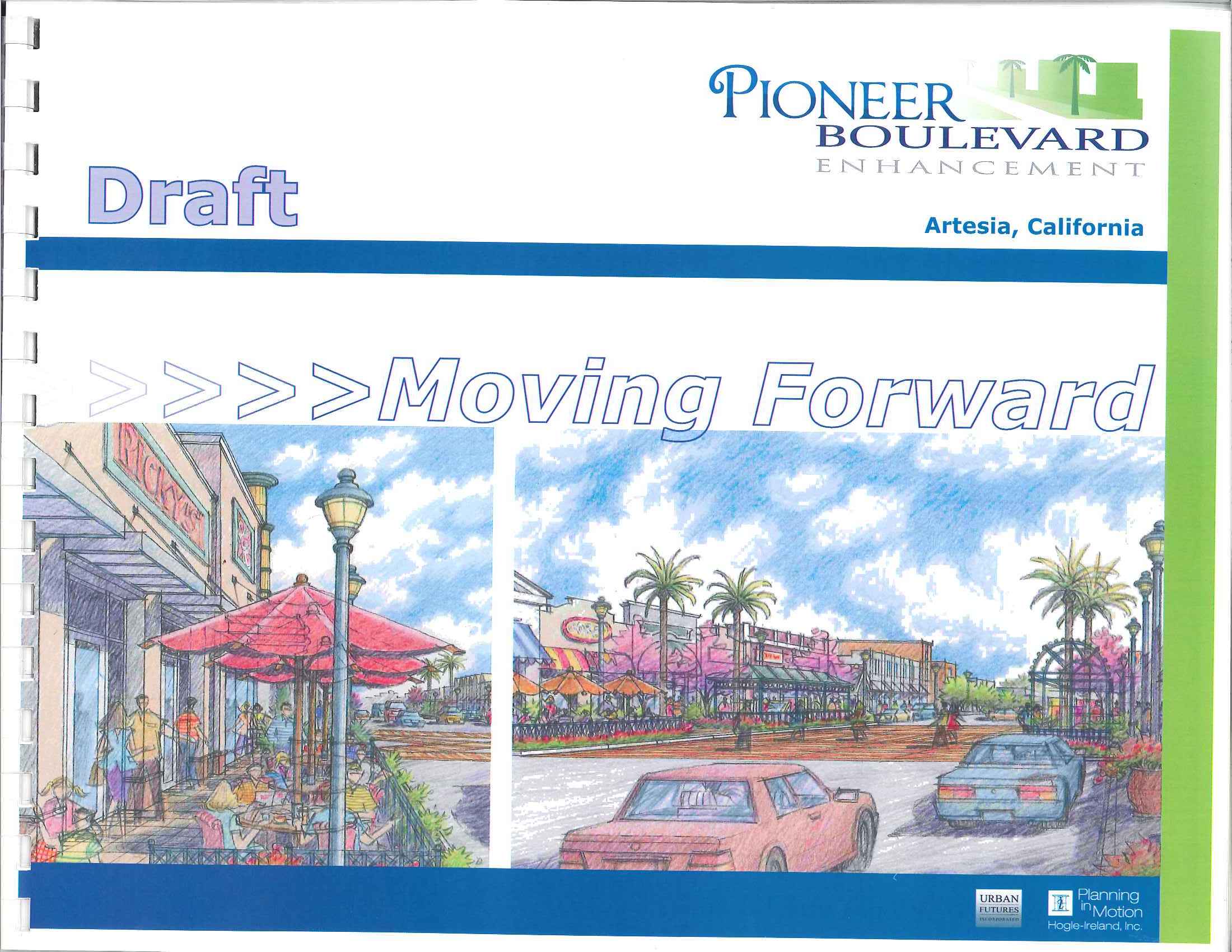 Cover of the plan for downtown